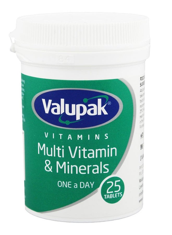 Multivitamin And Minerals One-A-Day Tablet 25'S