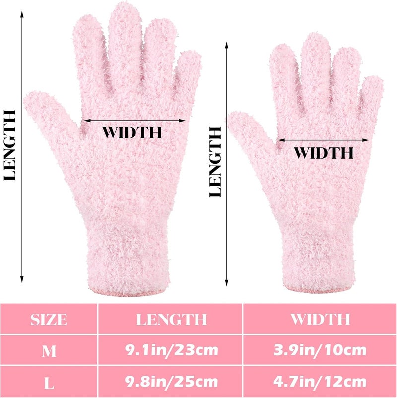 Bencailor 6 Pairs Microfiber Dusting Gloves, Dusting Cleaning Gloves Microfiber Gloves for Plants House Blinds Car Dust Mitt - Image 3