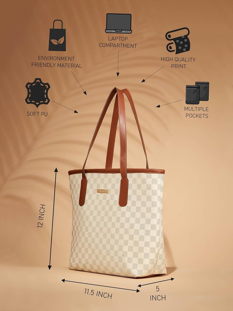 Fargo PU Women's Stylish Handbag Color Block - Image 5