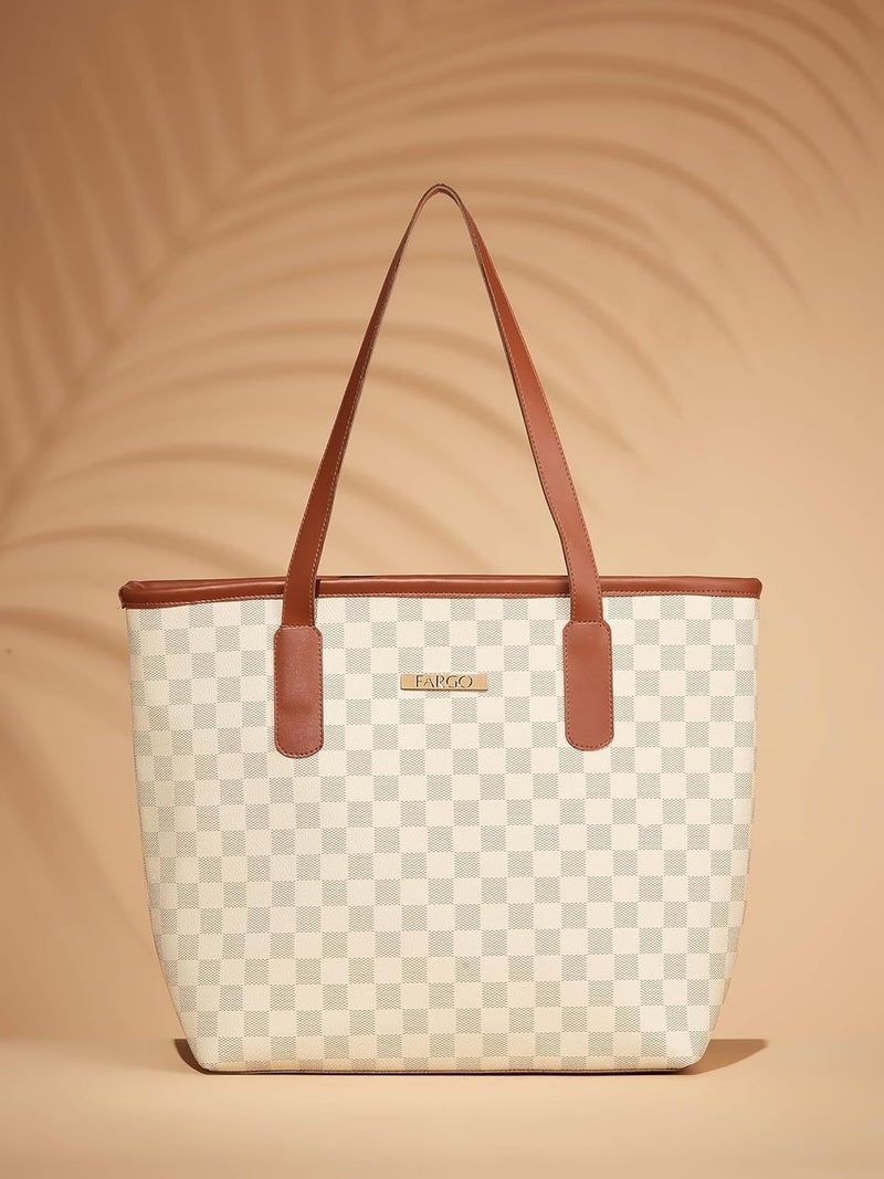 Fargo PU Women's Stylish Handbag Color Block - Image 4