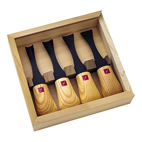 Flexcut 4pc SuperWide Format Palm Set Includes 3 x78 inch 6 x 1316 inch 8 x 1116 inch and 9 x 916 inch FR704