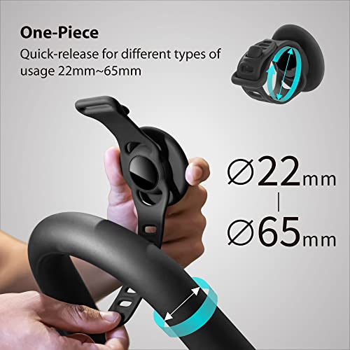 BONE Magnetic Fitness Phone Mount, MagSafe Phone Holder for Workout & Gym, Scratch-Free Silicone Strap with Anti-Slip Design, Universal Sport Phone Carrier for Most Smartphones (with Magnetic Sticker) - Image 5