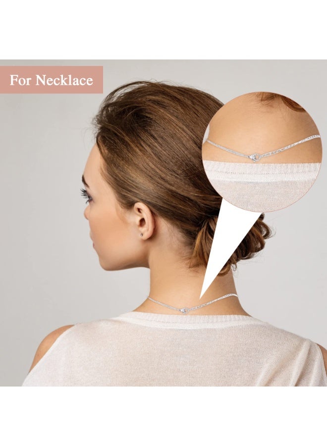 9 Pcs Necklace Extender, Chain Extenders for Necklaces, Delicate Stainless Steel Jewelry Chain Extenders for Bracelet Anklet Necklace (Gold/Silver/Rose Gold, 5/10/15cm) - Image 3