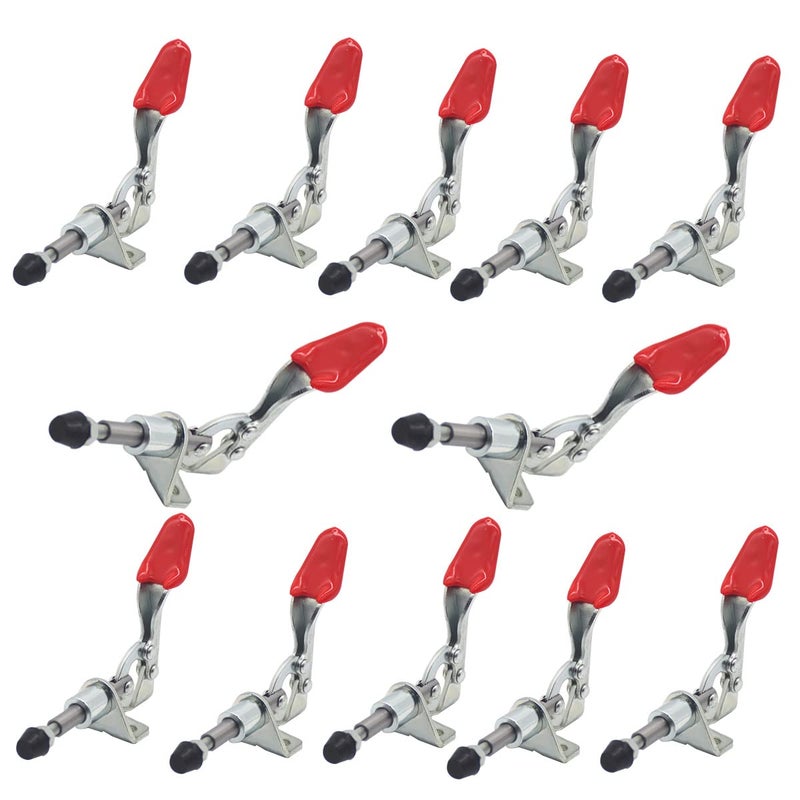 MIKMAYTOO Toggle Clamp Latch Antislip 12 Pack Hand Tool Quick Release Heavy Duty Toggle Clamp Tool for Wood Working 301AM12 PCS - Image 2