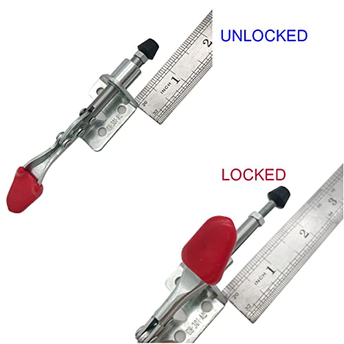 MIKMAYTOO Toggle Clamp Latch Antislip 12 Pack Hand Tool Quick Release Heavy Duty Toggle Clamp Tool for Wood Working 301AM12 PCS - Image 3