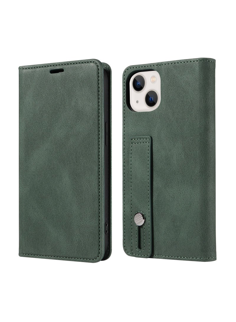 Loquat Suitable For iPhone Flip Type Solid Color Phone Leather Case