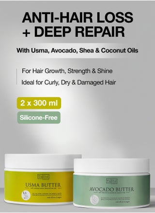 Avocado & Usma Hair Butter Combo