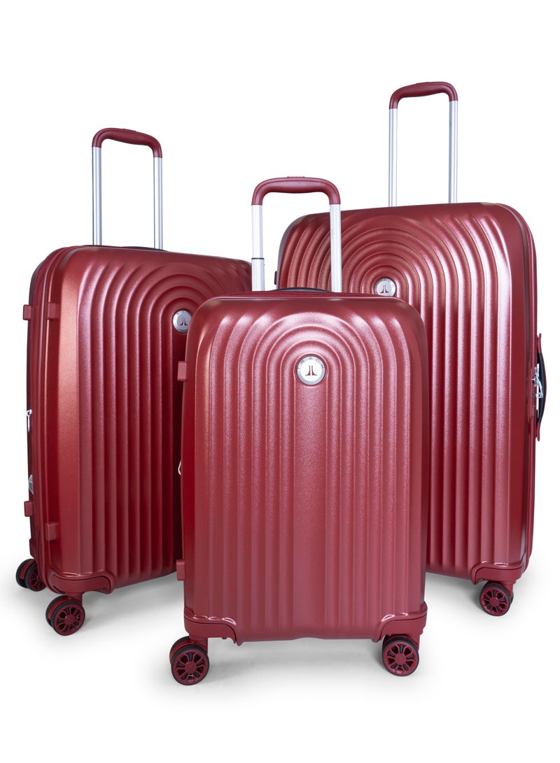 Track Alien Hardshell Luggage Set – Durable ABS Suitcase, Lightweight & Impact-Resistant, Secure Lock, Expandable, 4 Double Spinner Wheels, Fully Lined Interior, Check-in & Carry-on Travel Suitcase - Image 1