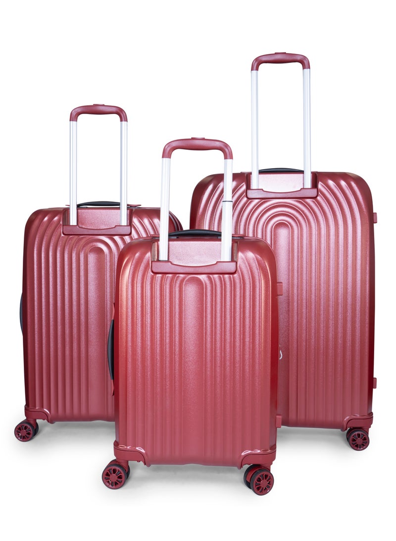 Track Alien Hardshell Luggage Set – Durable ABS Suitcase, Lightweight & Impact-Resistant, Secure Lock, Expandable, 4 Double Spinner Wheels, Fully Lined Interior, Check-in & Carry-on Travel Suitcase - Image 2