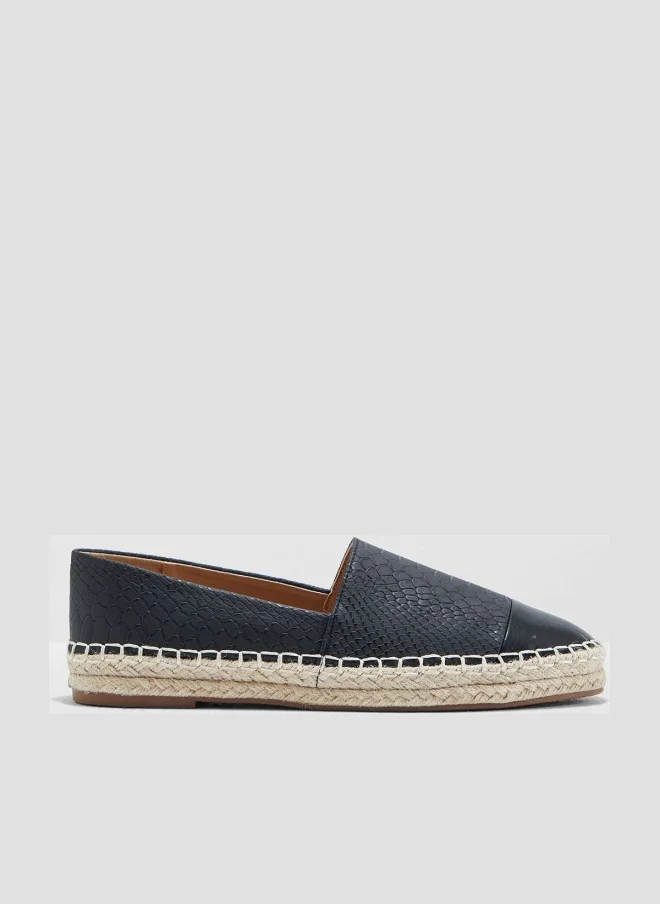 Ginger Espadrilles In Mock Croc