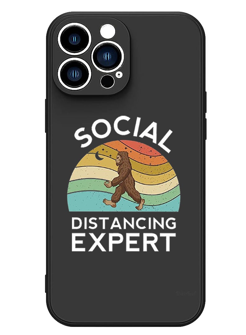 Theodor Protective Slim Fit Case Liquid Silicone Cover with Full Body Protection Anti-Scratch Shockproof Case For iPhone 14 Pro Black  - Sorry filter is broken copy - Image 1