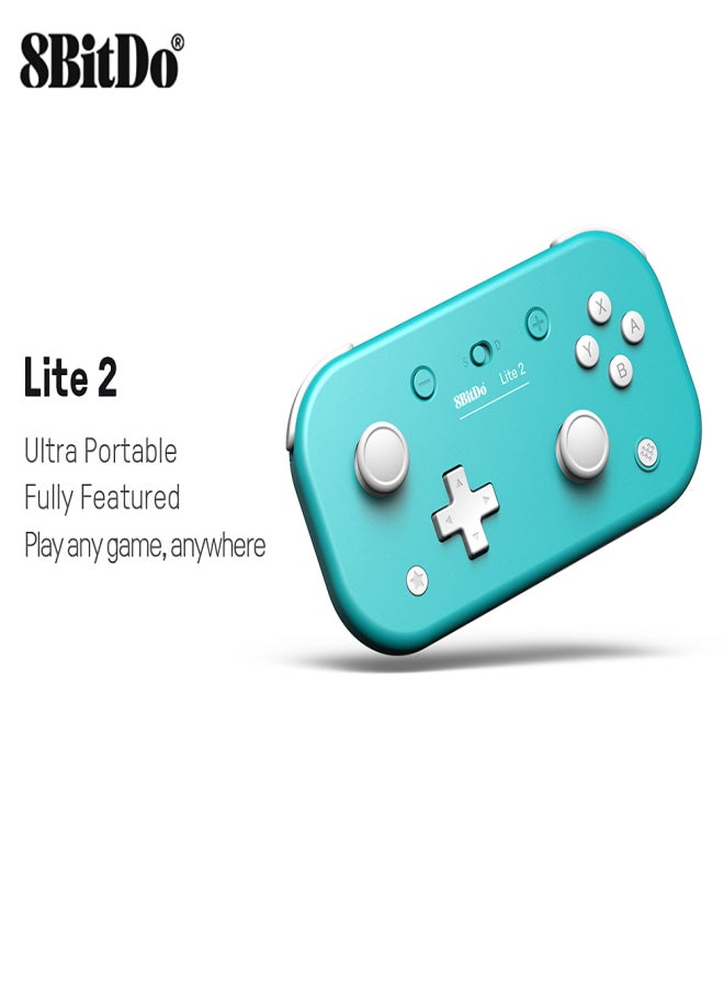 8بت دو وحدة تحكم ألعاب 8BitDo Lite 2 BT لأجهزة نينتندو سويتش، لايت، أندرويد، وراسبيري باي - فائقة الصغر وكاملة الميزات - Image 1