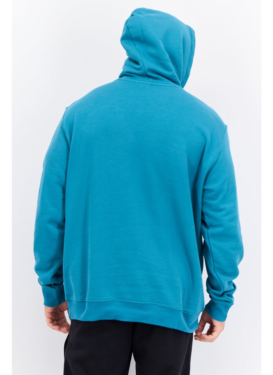 adidas Originals - Men Sportswear Fit Long Sleeve Outdoor Sweatshirt, Teal Green - Image 1