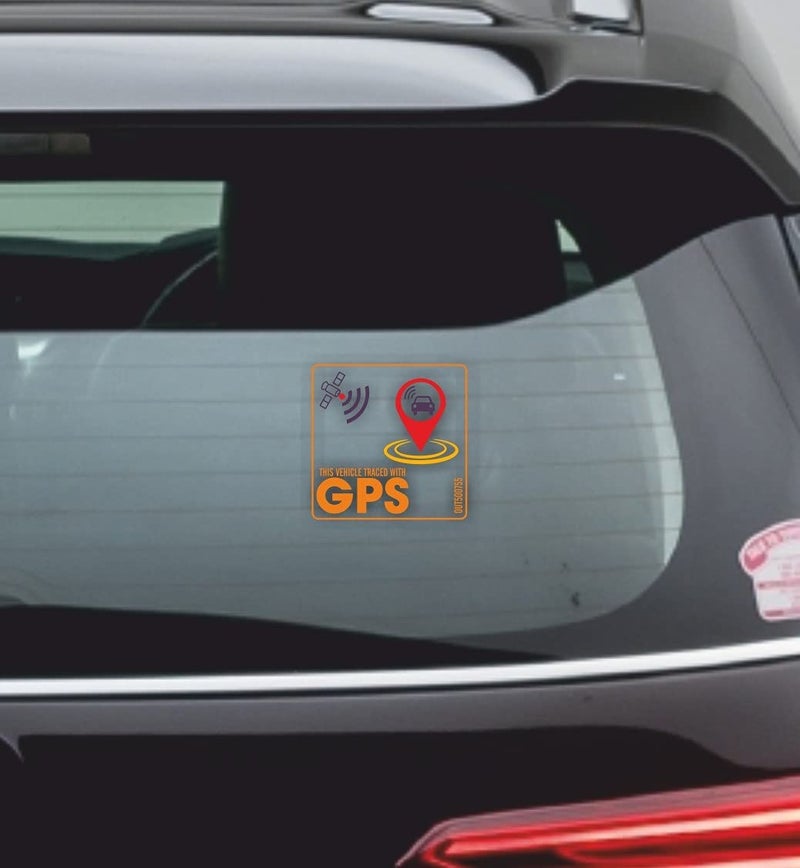 Generic Vinyl GPS Tracking Sticker, GPS Accessories, Durable, Weather Proof, Tamper Proof, Scratch Proof, (10.16X10.16 cms, Transparent), Automobile - Image 5