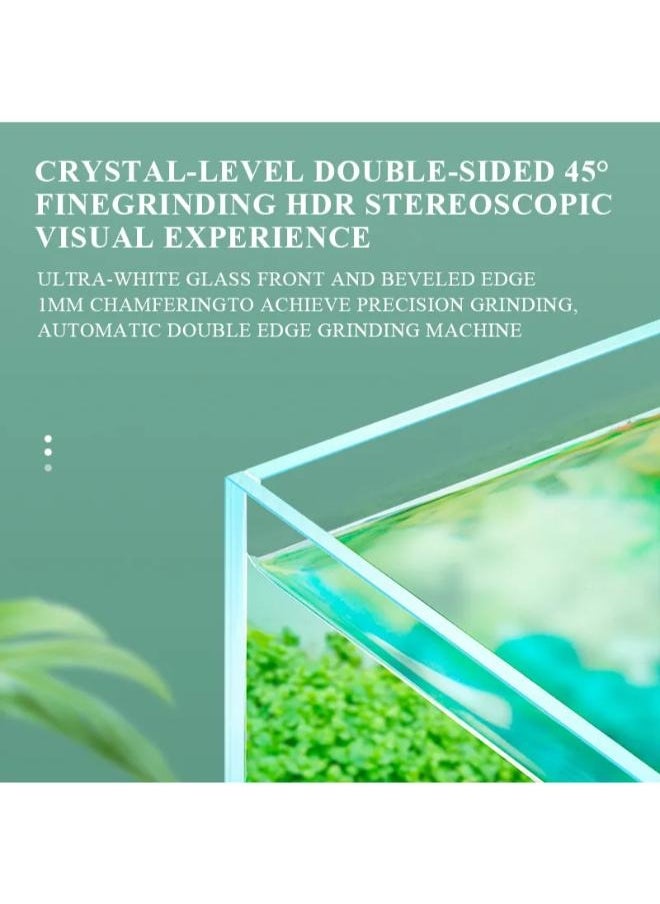 Generic - Ultra Clear Glass Fish Tank, Rimless Low Iron Aquarium - Image 1