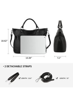 Kattee Women'S Soft Genuine Leather Tote Bag Top Satchel Purses And Handbags  - Image 5
