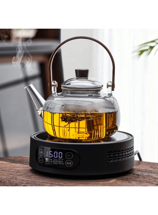 Sidomi Electric Ceramic Stove Dedicated High-power Water Boiling Kettle Tea Brewing Pot Home Health Tea Maker High-temperature Resistant Glass Tea Set - Image 1