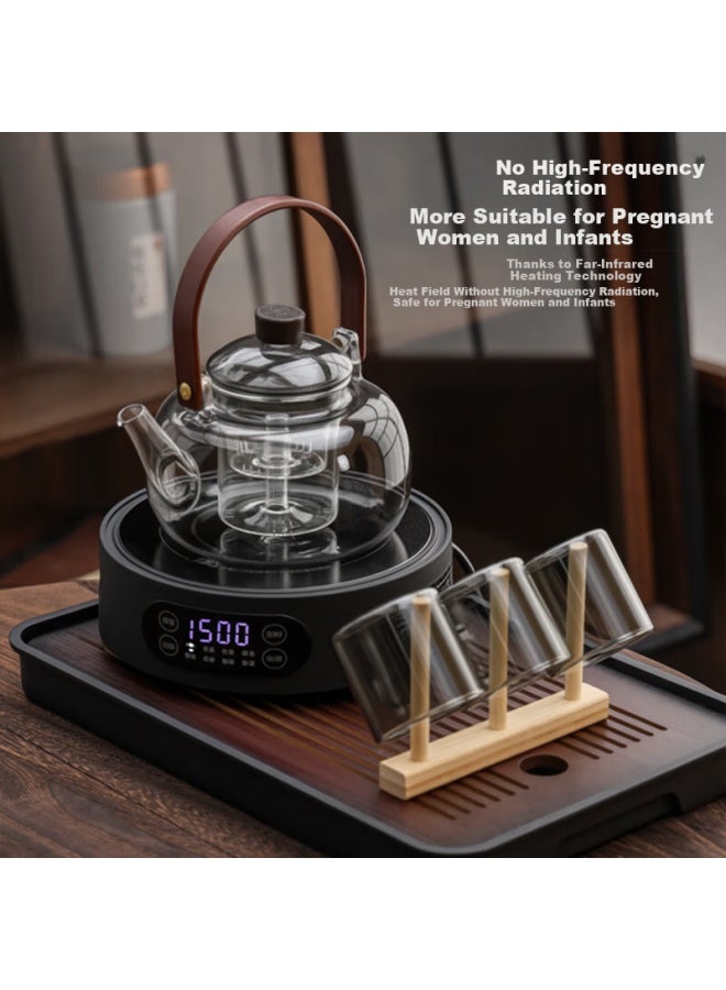 Sidomi Electric Ceramic Stove Dedicated High-power Water Boiling Kettle Tea Brewing Pot Home Health Tea Maker High-temperature Resistant Glass Tea Set - Image 4