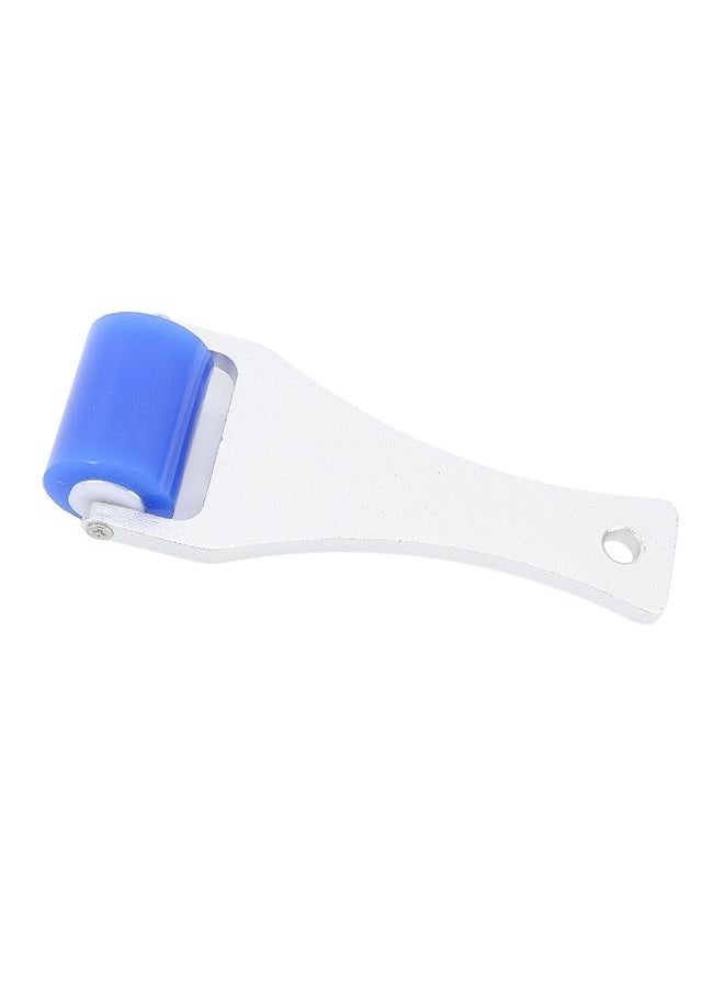 NIBEMINENT Silicone Manual Dust Roller Cleaner Tool with Static Electric Function Adsorb Small Impurities Aluminum Handle Blue Roller 3cm / 1.2in  - Image 2