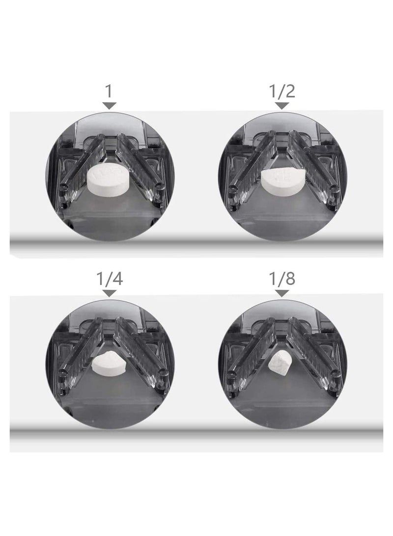 SOLARAE Pill Splitter with Blade and Storage Compartment (Black) - Image 5