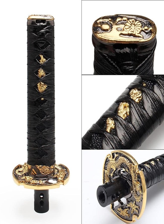 GSTP Katana Shift Knob Samurai Sword Universal for Automatic Cars with Push Down Button Weighted (15cm Black) - Image 5