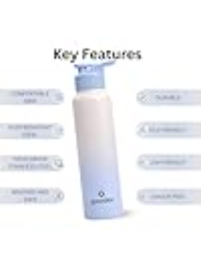 Speedex Stainless Steel Metal Water Bottle 1 Ltr 1000 ml, BIS Approved, Leak Proof Sipper Cap Bottle for Office, School, Gym, Travel, Daily Use for Men, Women, Kids, Adults, Pink Blue, Set of 4 - Image 2