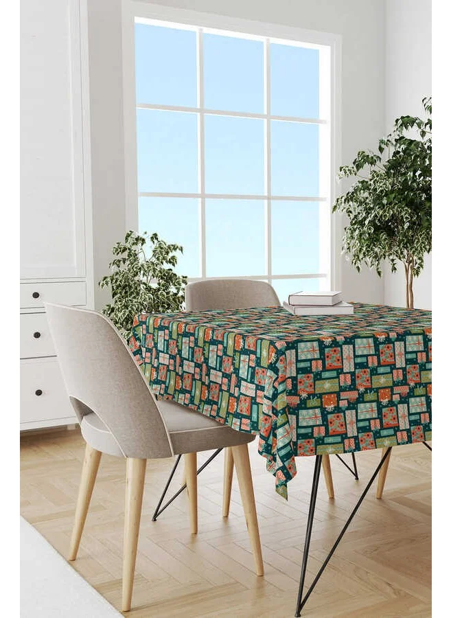 Cango Home New Year Gift Package Digital Printed Tablecloth