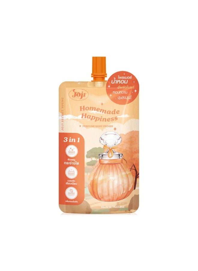JOJI Secret Young Homemade Happiness Perfume Body Primer 50g 3 in 1 Fragrance Lotion Brightening Smoothing Moisturising Made in Thailand - Image 1