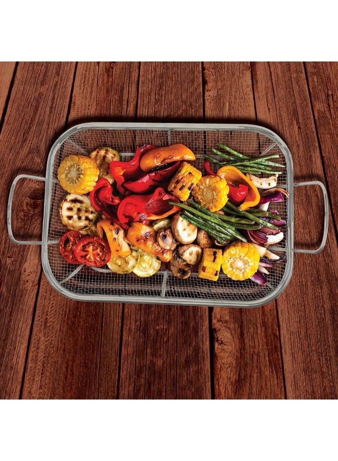 Norpro Stainless Steel 8663 Grilling Basket, 15" x 10.75" - Image 4