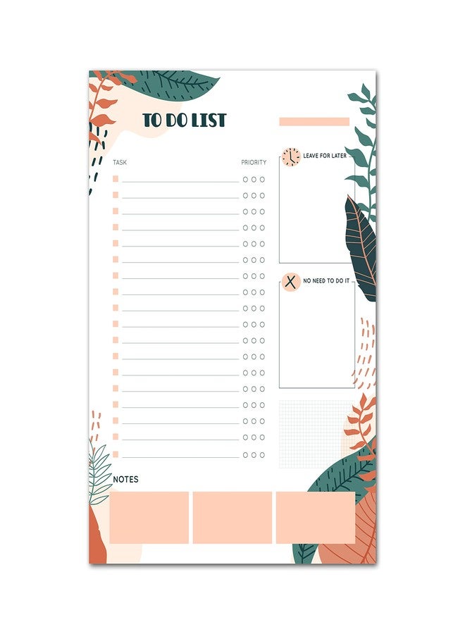 INNAXA to Do List Notepad - 50 Sheets (5.5" x 8.5") to-Do's Notepad Tear Off, Planning Memo Pad, Planner Checklist Organizing - Made in India - Simple Script - College-Ruled (Pack of 1) [Unbound] - Image 2