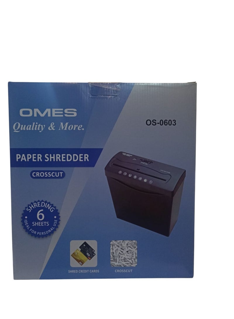 أوميس آلة إتلاف الورق شخصية ملائمة لاستخدام المكاتب الصغيرة - Image 1