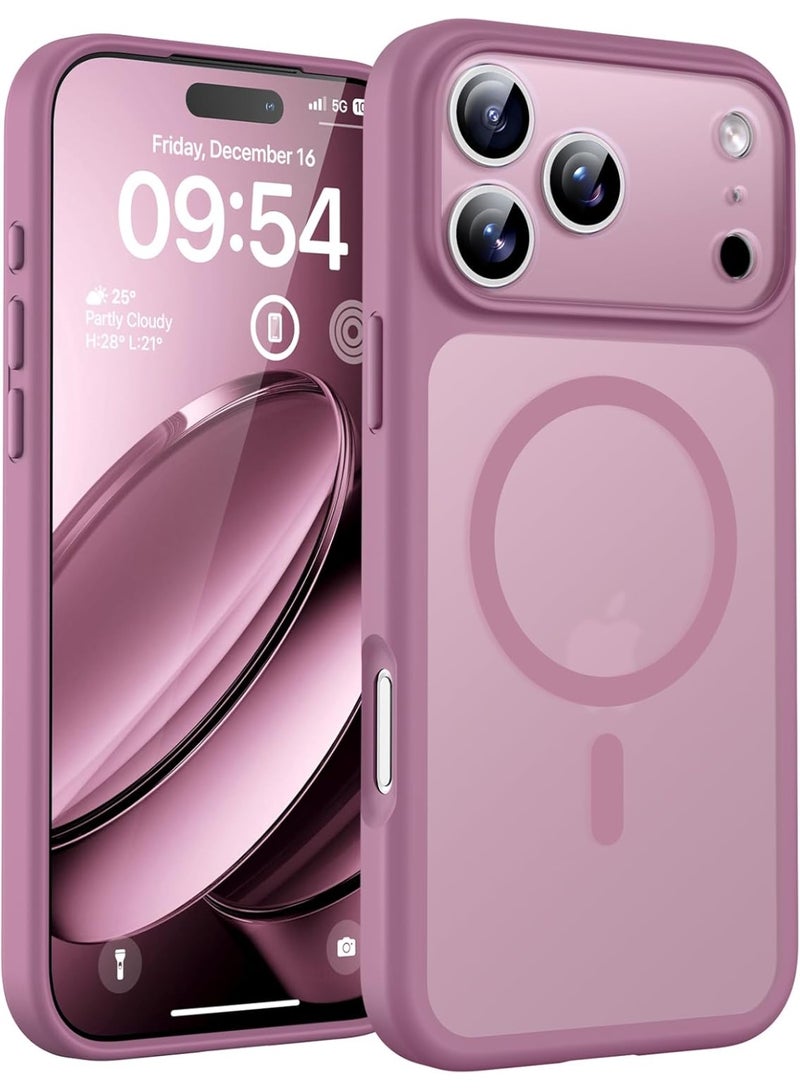 Magnetic Phone Case for iPhone 17 Pro Max, Slim Matte Cover with Camera Protection, MagSafe Compatible - Image 1