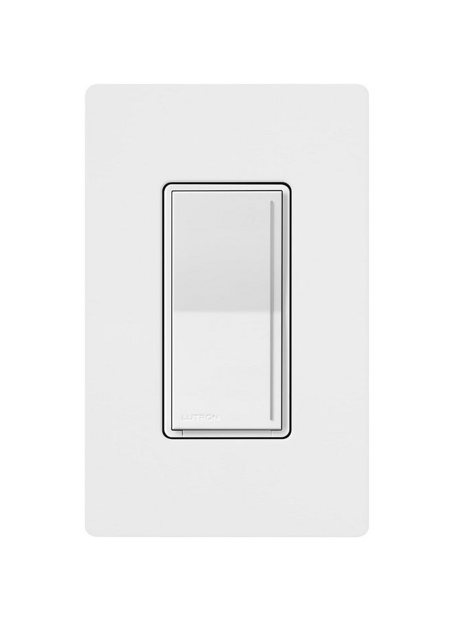 LUTRON Lutron Sunnata Pro LED+ Touch Dimmer Switch, for 500W ELV/MLV, 250W LED, Single Pole/3-Way, Neutral Required, ST-PRO-N-WH, White  - Image 2