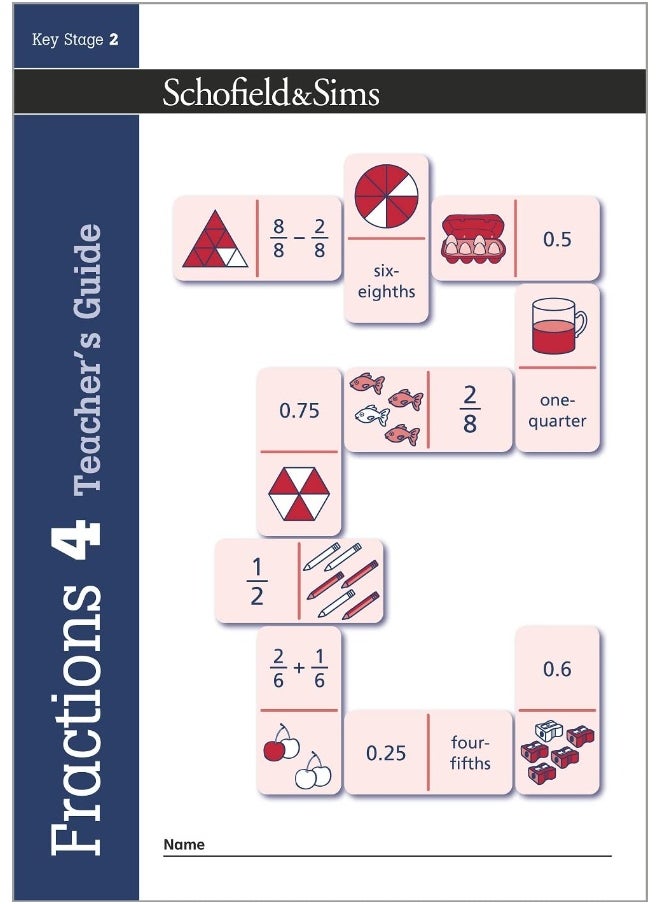 Fractions, Decimals and Percentages Book 4 Teacher's Guide (Year 4, Ages 8-9)  - Image 1