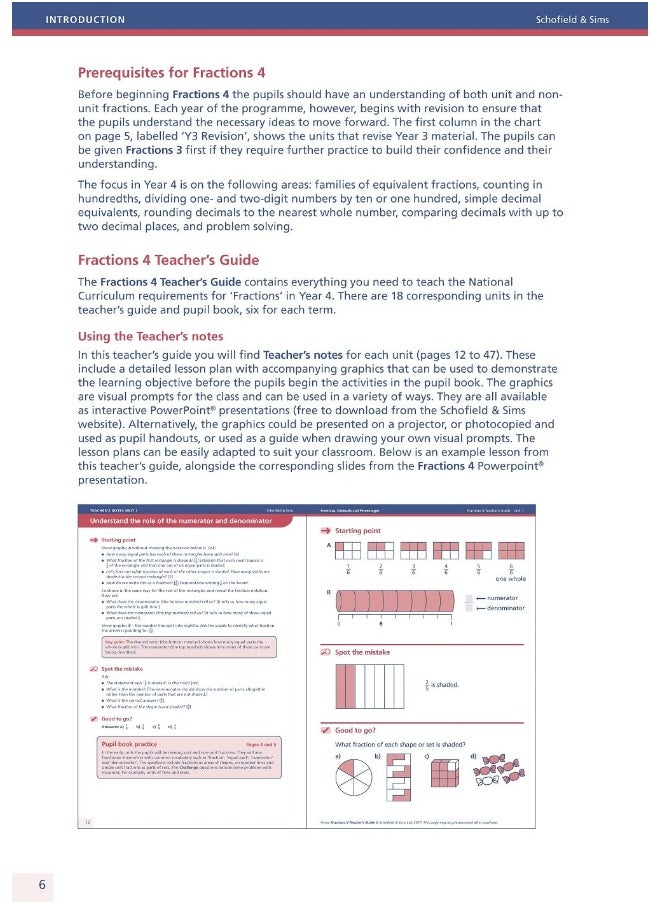 Fractions, Decimals and Percentages Book 4 Teacher's Guide (Year 4, Ages 8-9)  - Image 5