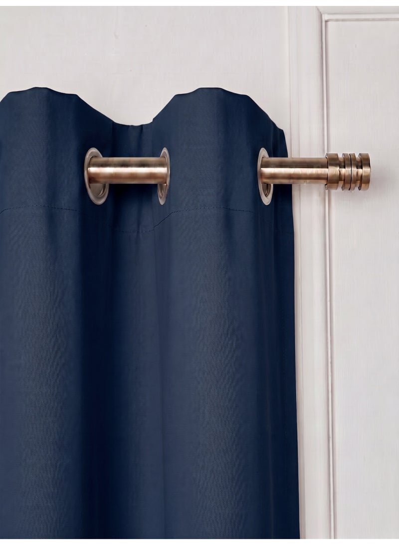 Amali Regal Dimout curtains with 16 Grommets in 2 panels Size (W132 x L 274cm) for living room Decor or bedroom window noise reduction and light blocking - Image 3