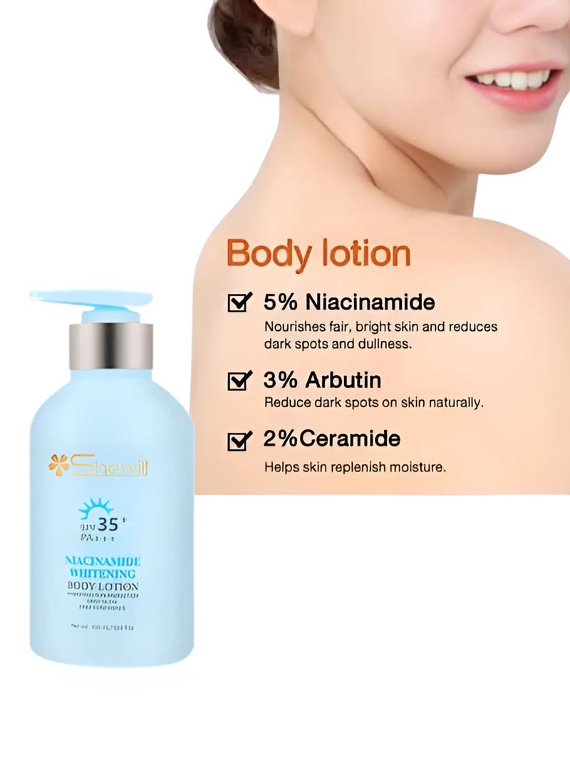 Shawill Niacinamide Whitening Body Lotion SPF 35+ PA+++ - Image 3