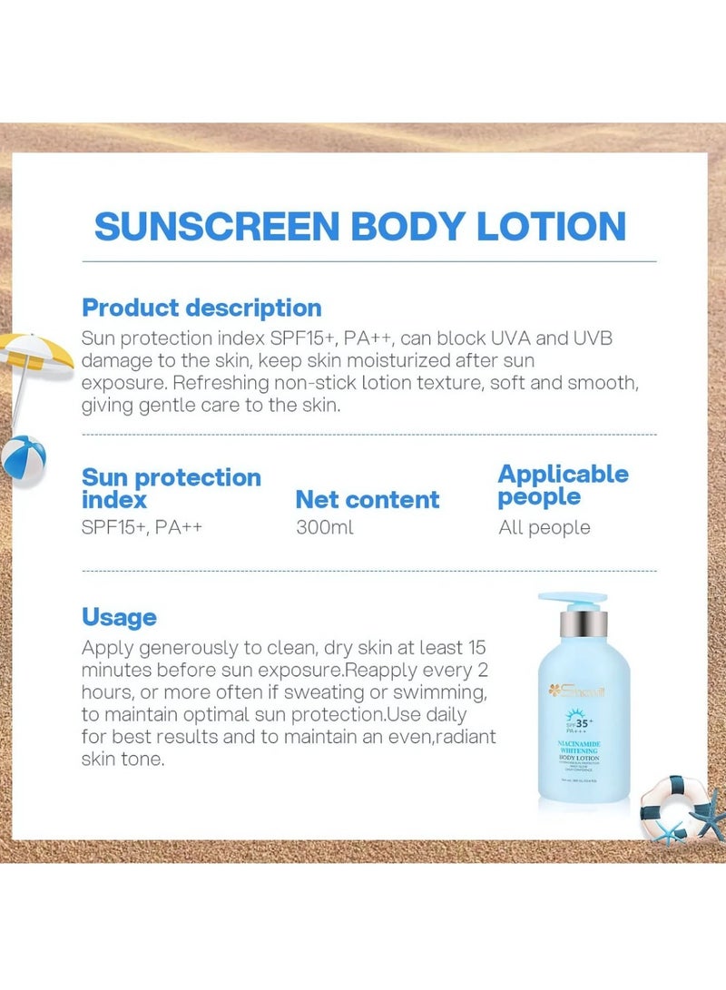 Shawill Niacinamide Whitening Body Lotion SPF 35+ PA+++ - Image 4
