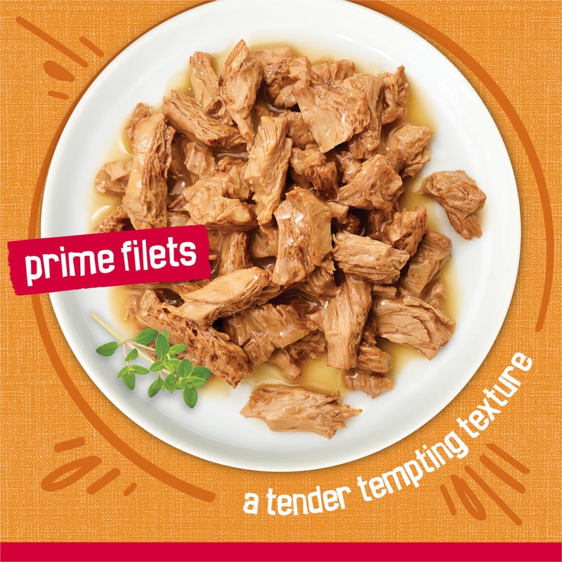 Friskies Purina Friskies Prime Filets With Chicken in Wet Cat Food Gravy - (Pack of 24) 5.5 oz. Cans - Image 4