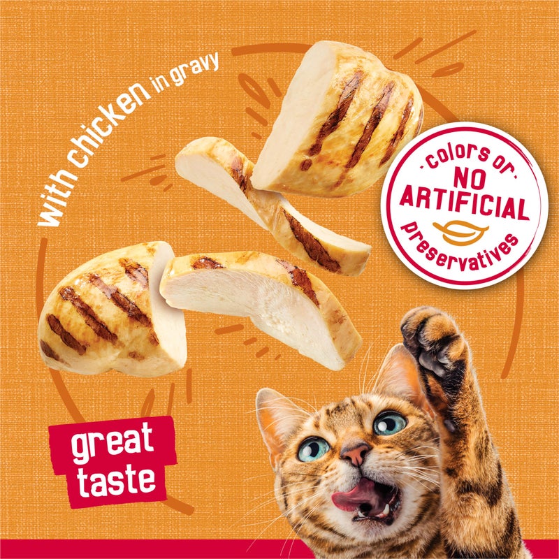 Friskies Purina Friskies Prime Filets With Chicken in Wet Cat Food Gravy - (Pack of 24) 5.5 oz. Cans - Image 5