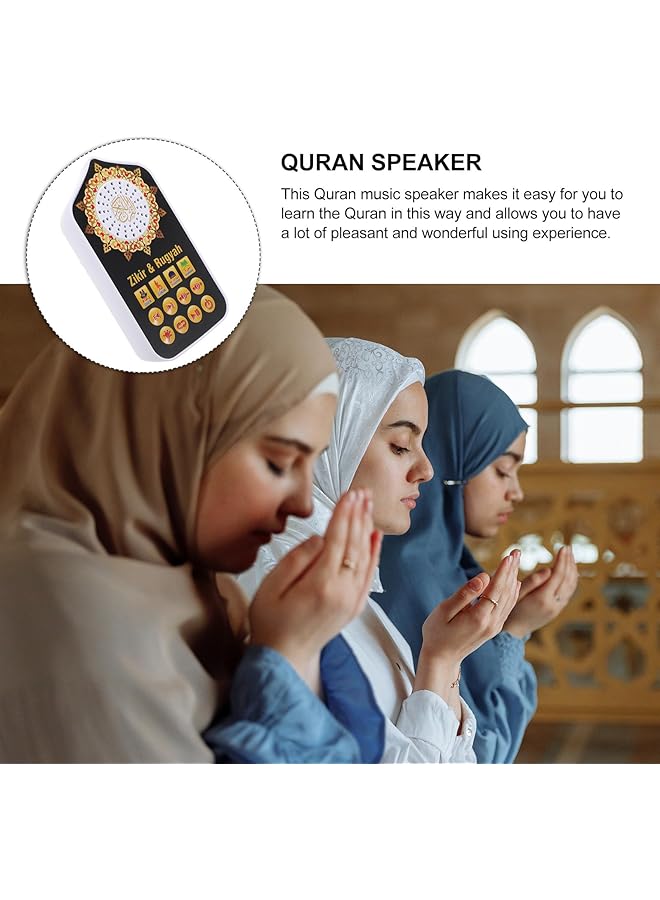 erorex Quran Speaker Quran Player Shine Arabic Plastic Recitation Pray Player - Image 2