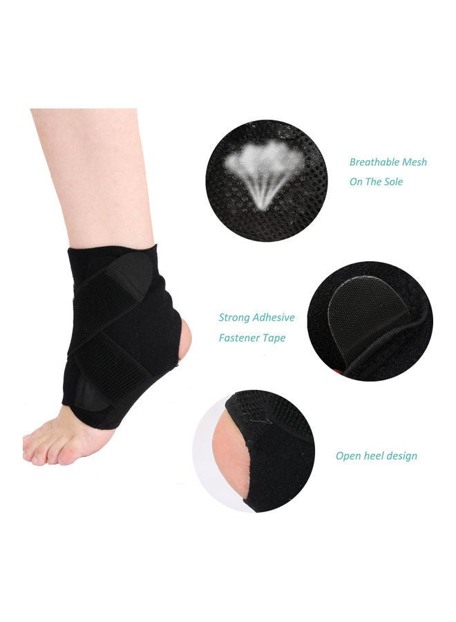NIBEMINENT Ankle Support Brace Stabilization With PE Board Splint Adjustable Compression - Image 3