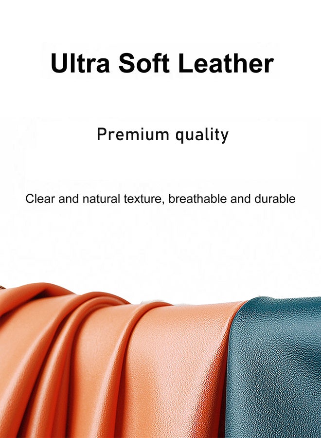 فينسوك حزام جلدي متوافق مع ساعة هواوي فيت 3 2024، حزام ساعة جلدي أصلي قابل للتنفس بإبزيم مغناطيسي على شكل حرف D، سوار بديل ناعم متوافق مع ساعة هواوي فيت 3، حزام أسود - Image 2