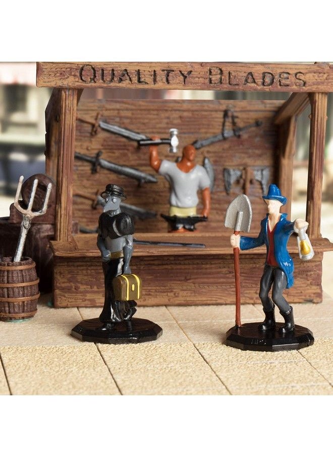 Monster Protectors - Townsfolk Mini Fantasy Figures Tradesmen 8Pc Handpainted Non Player Character Npc Miniatures 1" Hexsized Compatible With Dnd Dungeons And Dragons Pathfinder And All Rpg Tabletop Games - Image 1