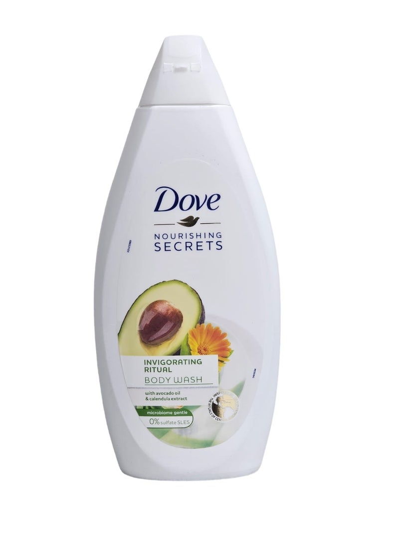 Dove Body Wash with Avocado Oil and Calendula Extract 500ml 