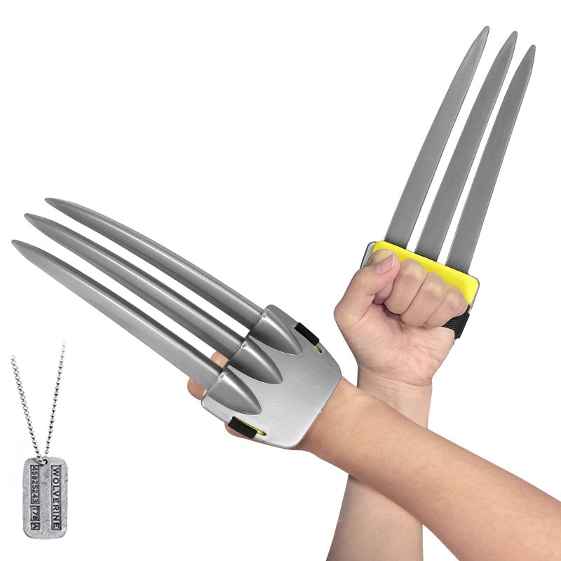 DMAR Wolf Claws for Kids Plastic Costume Claws Real Wolfs Claws 2 Pcs