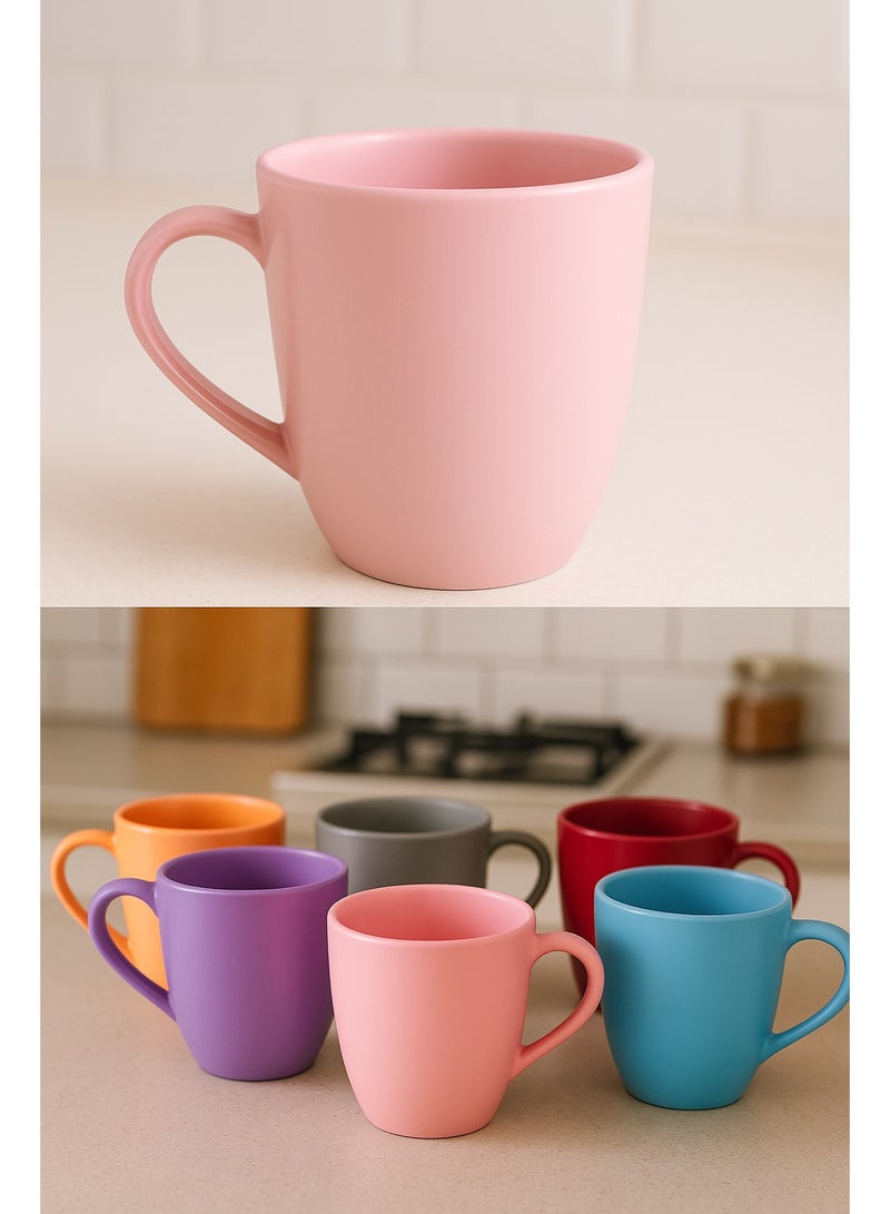 favilla Practical plastic mug – 1 piece – multi-use – random color selection - Image 1