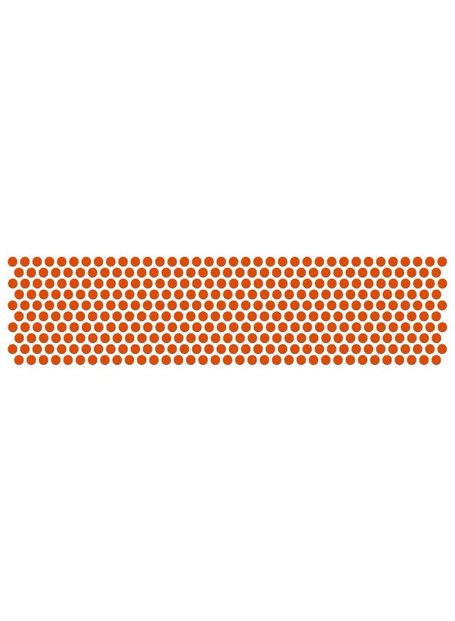 Comet Busters Bindiful Dailywear Velvet Orange Round Bindis for Women (3mm) (bf211) (Pack of 10) - Image 4