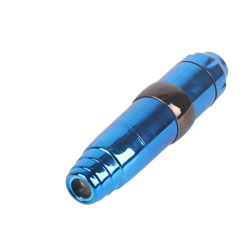 Electric Tattoo Pen: Blue Plastic Shell - Powerful Quiet Stable Motor Ergonomic Grip for Professional Tattoo Artists or Beginners - Image 3