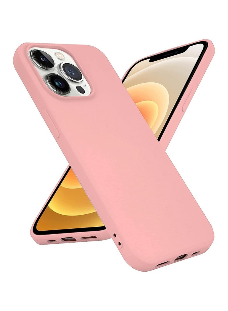 ACLIX Premium Liquid Silicone Case for iPhone 13 Pro Slim Fit, Soft Touch with Microfiber Lining & Enhanced Camera Protection - Durable & Anti-Fingerprint | Pink - Image 4
